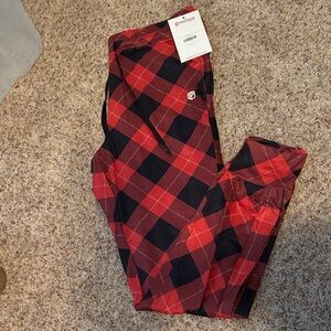 NWT Born Primitive Buffalo Plaid Rest Day Athleisure Joggers - Size M